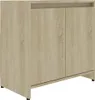 vidaXL Mobile da bagno rovere Sonoma 60x33x58 cm truciolato Anteprima dell’immagine prodotto 1
