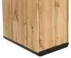 Schreibtisch mit Stauraum - MDF - Natur und Schwarz SERGUEI Produktbild-Vorschau 6