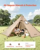 Namiot Tipi Hot Tent z kominkiem, wodoodporny, przenośny, Podgląd zdjęcia produktu 2