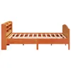 Massivholzbett ohne Matratze Wachsbraun 180x200 Kiefernholz Produktbild-Vorschau 5