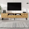 Merax TV-Lowboard in Mosaik-Design mit 2 Türen und 2 Produktbild-Vorschau 5