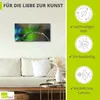 ARTland Leinwandbild Wassertropfen IV Größe: 100x50 cm Produktbild-Vorschau 2