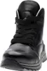 A black leather boot is shown against a white background. Anteprima dell’immagine prodotto