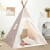 Tipi Zelt für Kinder Spielzelt mit Fenster Kinderzimmer Produktbild-Vorschau 1