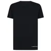 Schwarzes T-Shirt von La Sportiva; Modell "Brand Tee M"; für Herren; Rückansicht. Produktbild-Vorschau