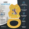 SANILO® WC sedadlo s automatickým spúšťaním a rýchlym Náhľad obrázku produktu 2