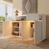 Komoda z 2 szufladami i 3 drzwiami, 140 x 85 x 40 cm; Podgląd zdjęcia produktu 10