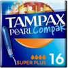 Tampax Pearl Compak Super Plus Buffer 18 jednotiek Náhľad obrázku produktu 3