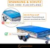 4x Flachplanenbügel verstellbar 152–220 cm Stahl Produktbild-Vorschau 2