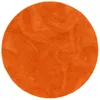 Hochflor Shaggy Teppich Palace Orange Rund, Größe:133 cm Produktbild-Vorschau 6