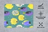 MuchoWow® Mauspad Mousepad Muster - Fisch - Wasser 23x19 cm Produktbild-Vorschau 3
