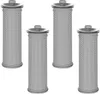 Four identical vacuum cleaner filters are arranged in a row against a white background. Produktbild-Vorschau