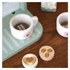 Ensemble de tasses à café en bois, accessoires pour lait Voir les images du produit 4