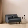 sweeek - 2-Sitzer Sofa - Dunkelgrau Produktbild-Vorschau 3