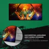Wandbild Leinwand Bilder Wanduhr 60x30 Bild Glaskugel in Produktbild-Vorschau 5