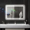 Lustro łazienkowe HOMCOM z oświetleniem 80x60 cm Lustro Podgląd zdjęcia produktu 2