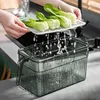 sada 3 priehľadných boxov na organizovanie chladničky so Náhľad obrázku produktu 4