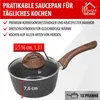 Rondel MagicHome Black Marble Line ze szklaną pokrywką, 16 Podgląd zdjęcia produktu 2