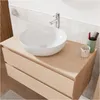 Einzelwaschtischunterschrank mit Eichendekor 80 cm SORRENTO Produktbild-Vorschau 4