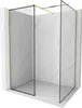 Mexen Kioto Walk-in-Dusche 140 x 80 cm, schwarzes Muster, Produktbild-Vorschau 1