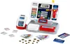 A toy cash register with accessories like play money and coins. Produktbild-Vorschau