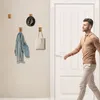 Ganci appendiabiti Relaxdays, set da 4, ganci ribaltabili, Anteprima dell’immagine prodotto 2