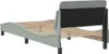 vidaXL Bettgestell "Dover" Hellgrau 90x200 cm Samt Produktbild-Vorschau 6