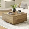 FABATO Couchtisch mit hochklappbarer Platte, quadratischer Produktbild-Vorschau 3