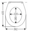 Villeroy & Boch WC-Sitz Newo 363x445x49mm Oval, Weiß Alpin, Produktbild-Vorschau 7