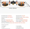 A product image with dimensions and specifications displayed. Produktbild-Vorschau