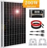 200W Wohnmobil Solarpanel kit Monokristallines Solarsystem Produktbild-Vorschau 1
