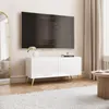 Idohome TV Lowboard Angel 100 cm Weiß Hochglanz – Schrank Produktbild-Vorschau 2
