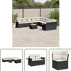 The Living Store 11-tlg. Garten-Sofagarnitur mit Kissen Produktbild-Vorschau 1