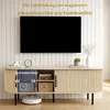 TV-Schrank mit Relief-Oberfläche, Spanplatte, ovaler Produktbild-Vorschau 6