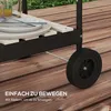Outsunny Holzkohlegrill aus Metall BBQ Smoker mit Räder, Produktbild-Vorschau 8