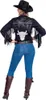Westernhemd Cowgirl schwarz, Groesse:38 Produktbild-Vorschau 4