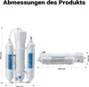 Naturewater osmosi inversa a 3 stadi RO - 190 l/giorno 50 Anteprima dell’immagine prodotto 6