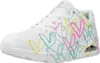 A white sneaker with a heart pattern. Produktbild-Vorschau
