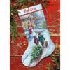 Kruisstikset "Kerstsok, Kersttraditie", telpatroon, 40,6 x Productafbeelding-voorbeeld 2