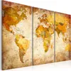 Vlies Leinwandbild - Antique Travel 90x60 cm Karten Produktbild-Vorschau 2