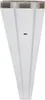 A white plastic curtain rail with multiple channels. Produktbild-Vorschau
