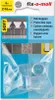 Packaging for soft, transparent protective caps for tubes, size 16mm. Produktbild-Vorschau