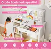 COSTWAY Kinderschreibtisch und Stuhl Set, Kinder Holz Produktbild-Vorschau 6