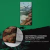 Dekor Leinwand Uhr Wandbilder Geräuschlos 30x60 Morgens auf Produktbild-Vorschau 5