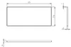 Koch #104 Rostfreie Fettauffangwanne - 651 x 276 x 20mm Produktbild-Vorschau 5