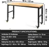 SucceBuy 122x51cm banco da lavoro regolabile in altezza, Anteprima dell’immagine prodotto 7