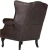Ohrensessel Chesterfield Pittsfield Echtleder rot Produktbild-Vorschau 6