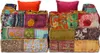 vidaXL Pouf modulaire 2 places patchwork tissu Voir les images du produit 7
