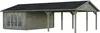 Palmako Gartenhaus Irene 21,9+5,2 m² - 44 mm grau Produktbild-Vorschau 1