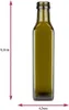 3 x 250ml Ölflasche mit integriertem Aussgießer aus Glas Produktbild-Vorschau 4